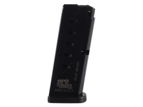ProMag Diamondback .380 ACP 6-Round Blued Steel Pistol Magazine