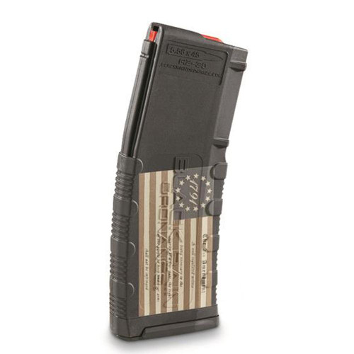 Black Rain Ordnance 1791 Flag Edition 5.56x45 NATO 30-Round Polymer AR Magazine