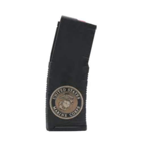 Black Rain Ordnance Marine Corps Logo 30-Round 5.56x45 NATO Polymer AR Magazine
