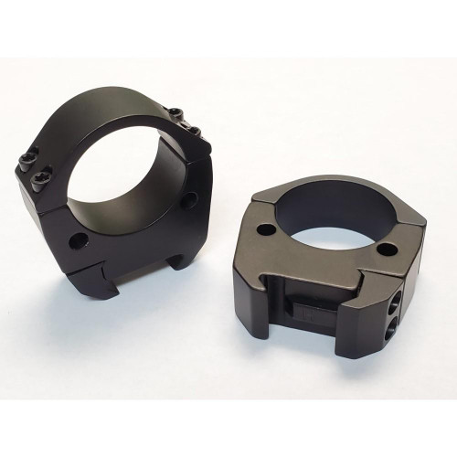 Talley TMS Picatinny Scope Rings 34mm Low Profile Smoked Bronze Finish