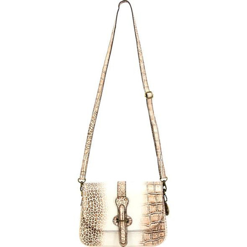 Cameleon Smith & Wesson Croc Pattern CCW Crossbody Bag Beige