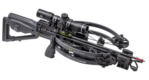 TenPoint Havoc RS440 Graphite Crossbow 440 FPS with ACUslide and EVO-X Marksman Elite Scope