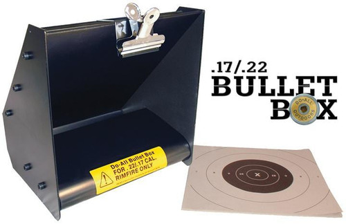 Do-All Outdoors .17 .22 Bullet Box Rimfire Portable Shooting Range with Target Clip