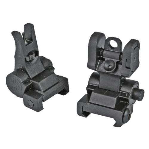 M1913 Rail Flip Up Front and Rear Iron Sight Set