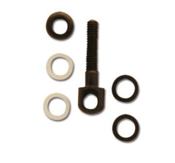 GrovTec 3/4" Sling Swivel Stud Wood Screw Mount with Spacers