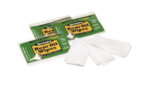 Remington Rem Oil Cleaning Wipes 6x8 Inch - Single Pack