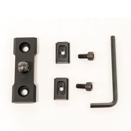 Grovtec T-Nut Rail Adaptor for Anschutz to Picatinny Bipod Mount Black