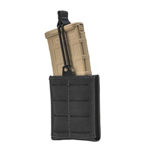 TacShield RZR Black MOLLE Single Rifle Magazine Carrier