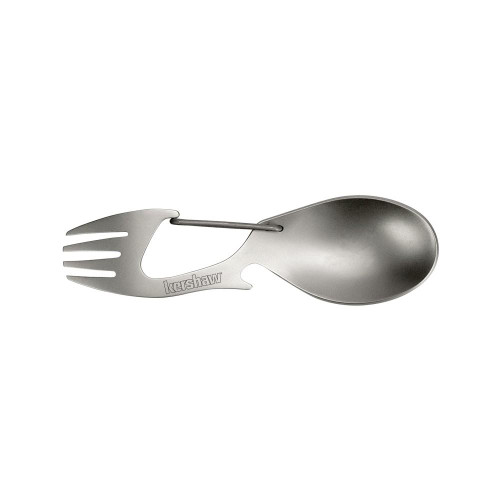 Kershaw Ration 4.6 In. Spoon Fork Multi-Tool for Camping and Hiking