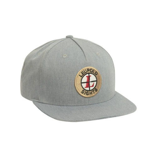 Leupold Vintage Sights Heather Grey Retro Snapback Hat