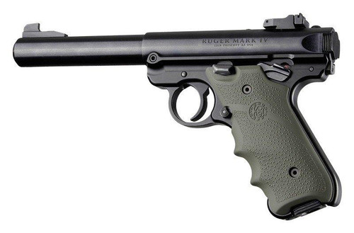 Ruger MKIV Finger Groove Rubber Grip OD Green