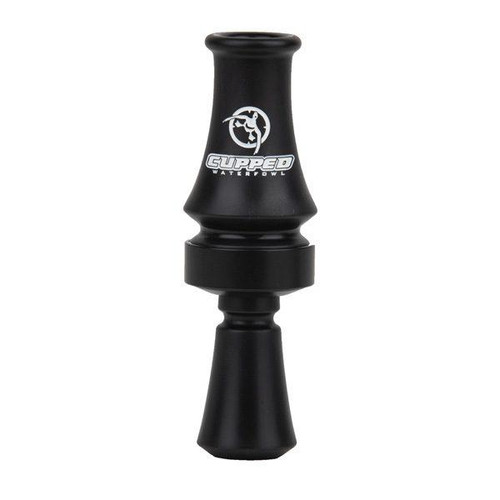 Comeback Quack Cupped Black Double Reed Duck Call Hand Tuned Acrylic