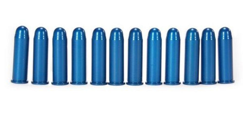A-Zoom Blue Aluminum Snap Caps .38 Spl 12-Pack