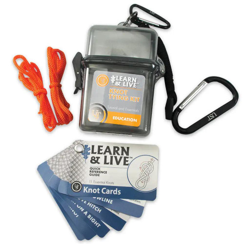 Learn & Live Survival Kit - Knot Tying with Utility Cord and Case