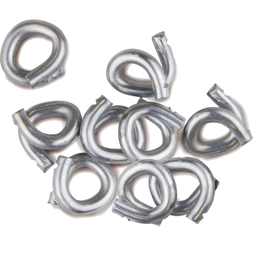 LEM 3/8" Hog Ring Clips 100ct - Sausage Casing, Netting & Meat Bag Use