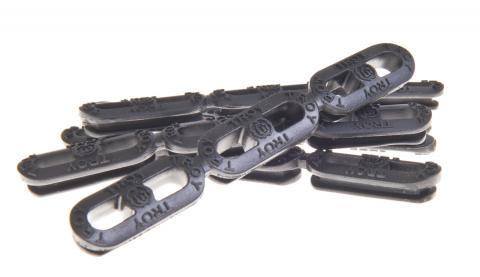 Troy Squid Grip MLOK Heat-Resistant Rail Inserts Black 7/ct