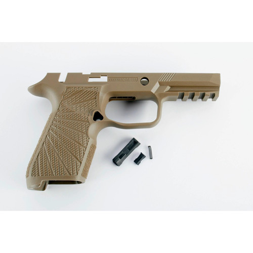 Wilson Combat Molded Polymer Grip Module for Sig Sauer P320 Compact w/ Manual Safety Tan