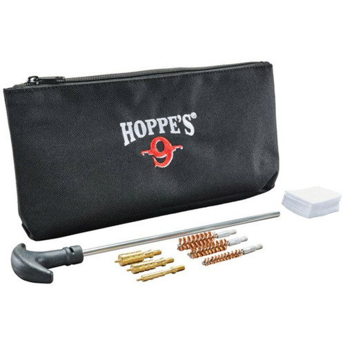 Hoppe's Soft Sided Pistol Cleaning Kit with Brushes and Jags