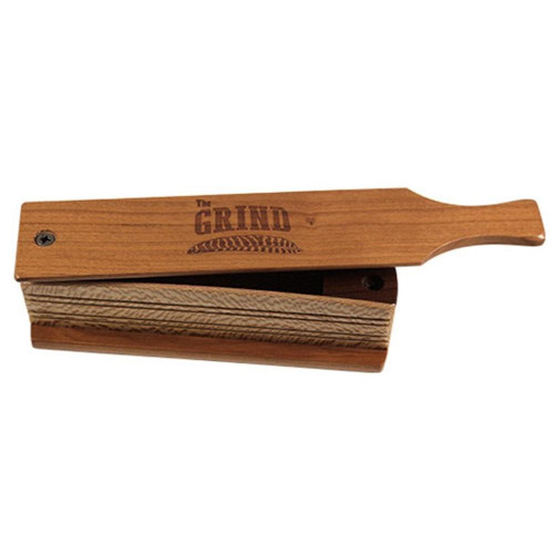 The Grind Grinder Turkey Hunting Box Call Cherry Hand-Finished USA