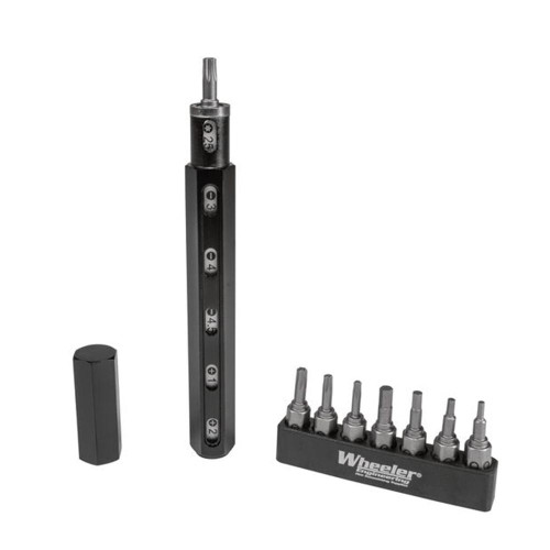 Wheeler Multi-Driver Tool Pen Aluminum Handle 6-Bit Internal Storage