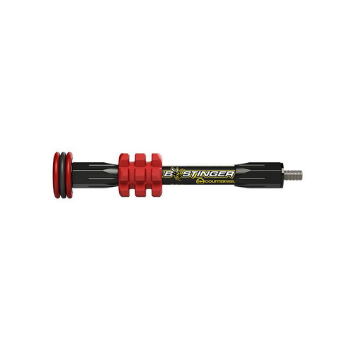 Bee Stinger MicroHex Red 6-Inch Stabilizer with Countervail