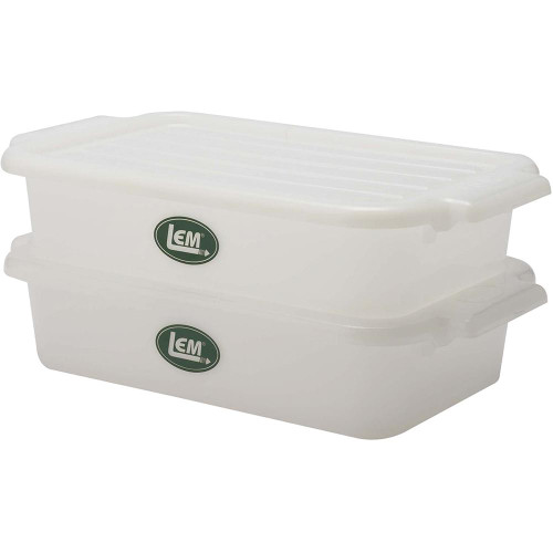 LEM Mini Meat Lug 13"x8"x3" Food-Grade HDPE Processing Container