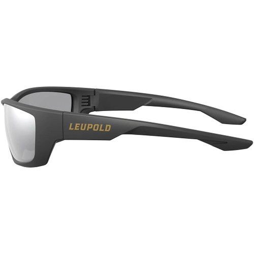 Leupold Cheyenne Sport Sunglasses Matte Black Shadow Gray Flash Lens