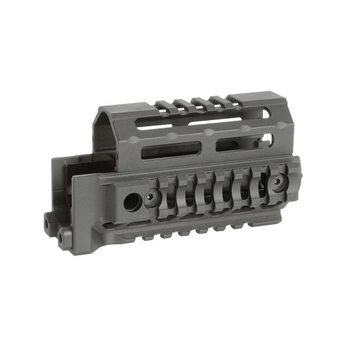 Midwest Industries Krink AK Alpha Quad Rail Handguard Hard Coat Anodized Black