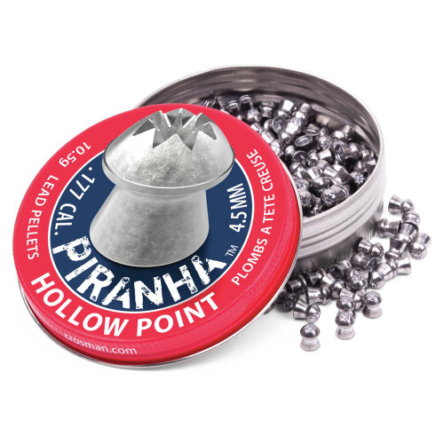 Crosman Piranha .177 Cal Hollow Point Air Gun Pellets 10.5gr 400ct