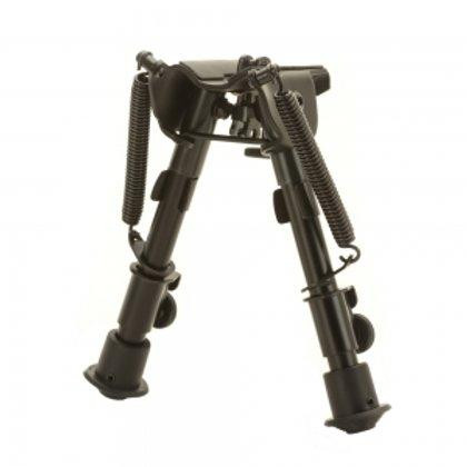 TacShield Heavy Duty Swivel Stud Bipod 6"-9" Adjustable Matte Black