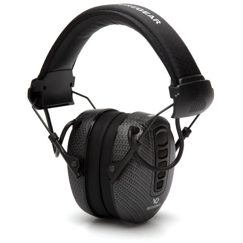 Pyramex Clandestine Electronic Shooting Earmuff 24dB Black Graphite Pattern