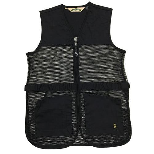 Bob Allen Dual Pad Full Mesh Shooting Vest - Large Black