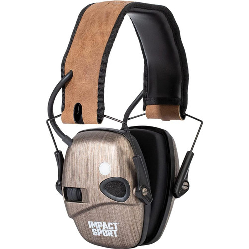 Howard Leight Impact Sport Electronic Ear Muffs Bluetooth Brushed Bronze 21dB