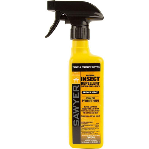 Sawyer 12 oz Permethrin Insect Repellent Trigger Spray for Outdoor Fabrics