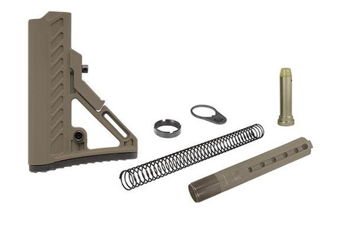 UTG PRO Model 4 Ops Ready S2 Mil-Spec Buffer Tube Stock Kit Flat Dark Earth