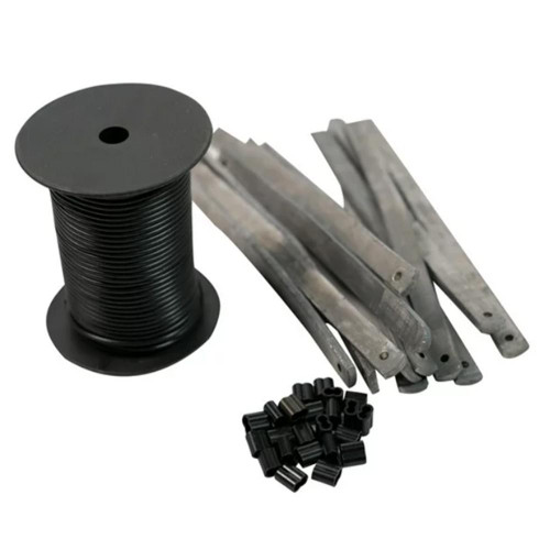 Zink Decoy Rigging Kit 200-Foot PVC Line with 4oz Weights and Crimps
