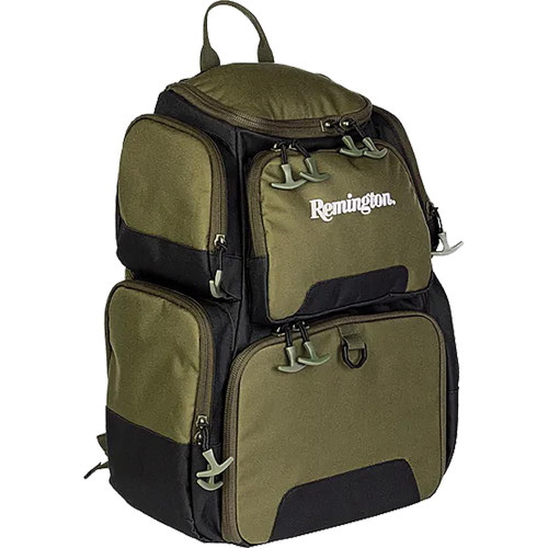 Remington Gun Club Range Pack Multi-Compartment Shooting Backpack OD Green