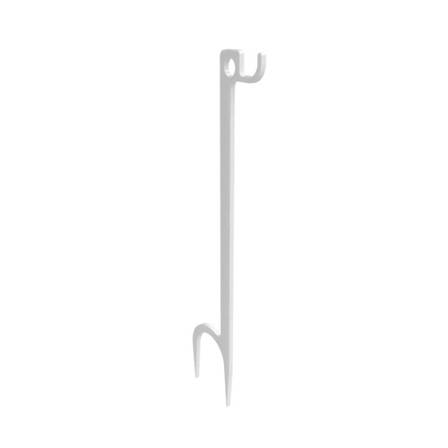 Birchwood Casey Single Hook Steel Target Hanger Stake White 30" AR500