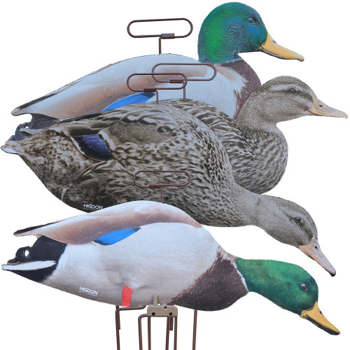 Higdon Motion Flats Mallard Silhouette Duck Decoys Pack of 12