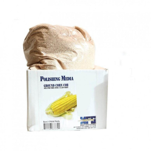 Berry's 6 lb Corn Media 14/20 Grit Brass Tumbler Polishing Media