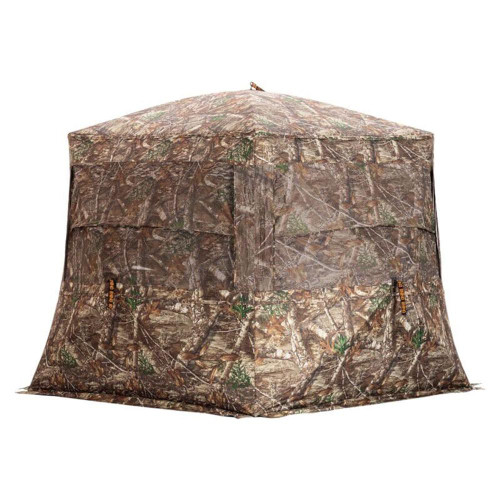Rhino Low Hub Blind Mossy Oak Country Camo - 300D Fabric, Backpack Carry Case Included