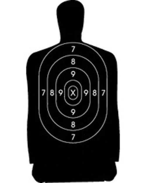 Speedwell NRA Police Silhouette Reduced Target 25 yd Pack of 500