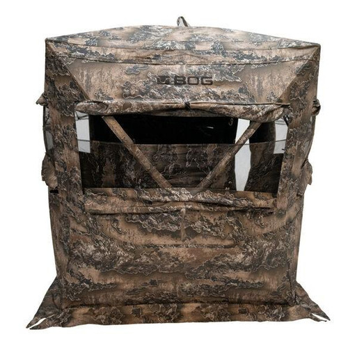 BOG Sitting Hub Blind 600 Denier Realtree Excape with StealthZip Technology