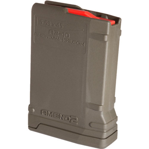Amend2 Mod-2 OD Green 10-Round 5.56/.223 AR-15 Rifle Magazine
