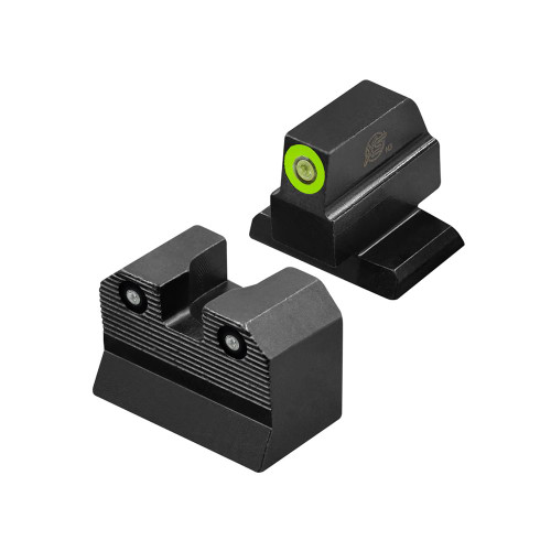 XS Sights R3D 2.0 Suppressor Height Tritium 3-Dot Night Sights HK VP9 OR - Green