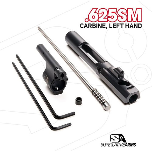 Left Hand AR-15 Adjustable Piston System with .625" Gas Block