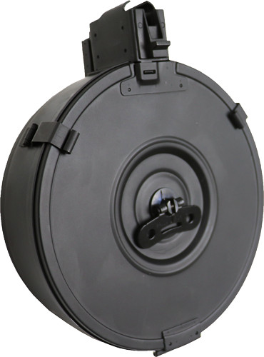 Iver Johnson AK47 Black Metal 100rd Drum Rifle Magazine