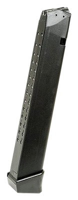 SGM Tactical Glock 9MM 33RD Drop-Free Polymer Magazine Black