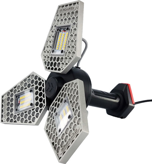 STRIKER TRILIGHT SHOP LIGHT 3000 LUMENS W/ADJUSTABLE HEAD<