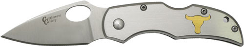 ABKT Cattlemans Cutlery 2.5" Duece Lockback Folding Knife with Stainless Clip